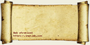 Jordan Ralovac vizit kartica